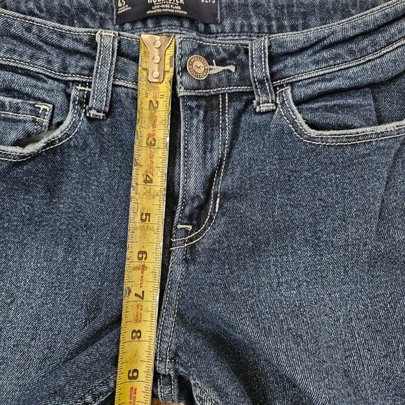 Hollister low rise flare jean in dark rise 4S /27 X29 - Picture 6 of 7